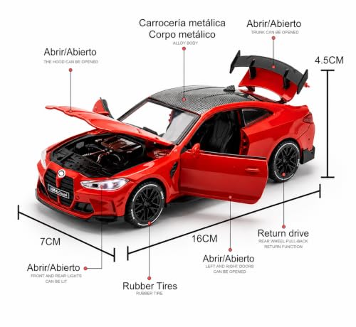 1:32 CLASSIC CAR - Red - image 9