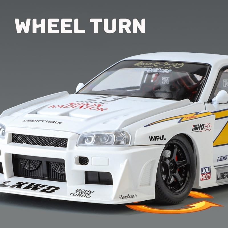 Nissan GTR Skyline S15-Multicolor 1:24 - Multicolor - image 9