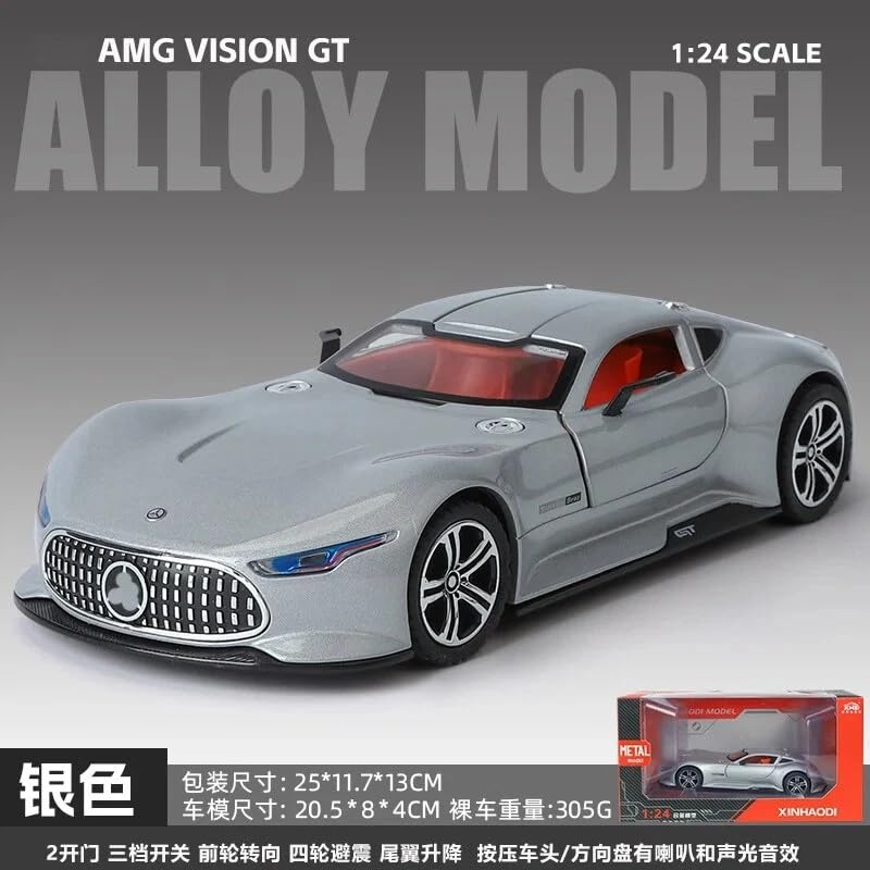 1:24 Mercedees-Benz AMG Vision GT - Silver - image 9