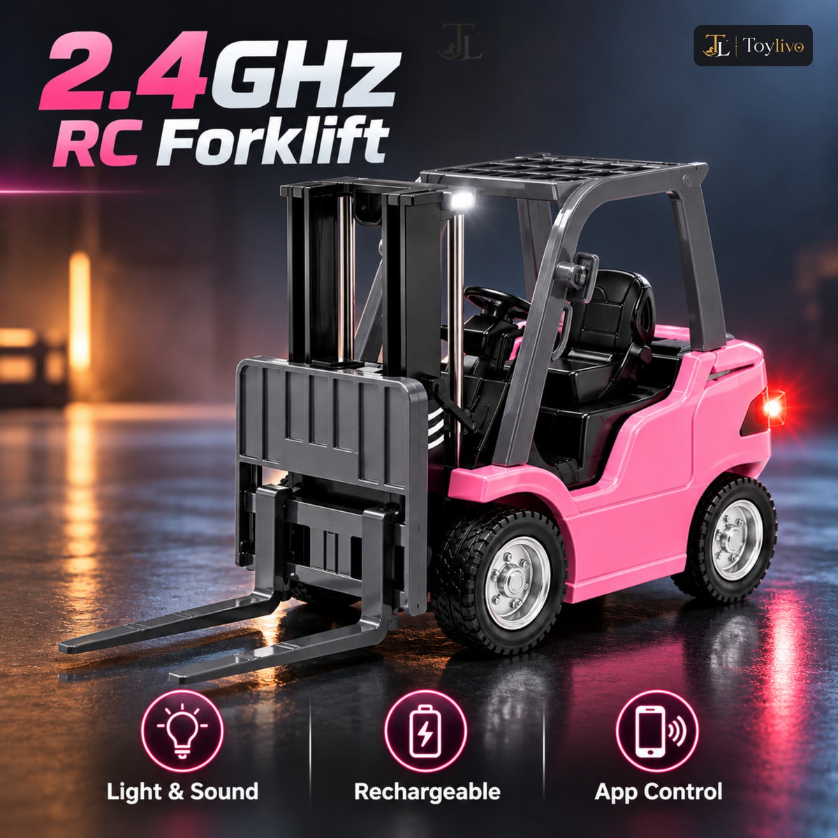 2.4GHz Remote Control Mini Forklift – features