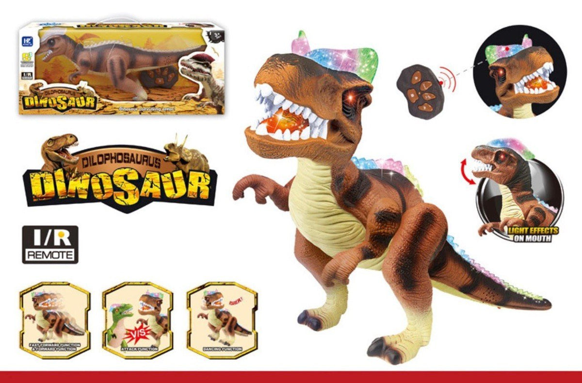 RC Walking Dinosaur with Lights & Sound