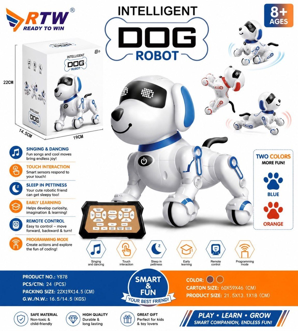 Intelligent RC Dog Robot