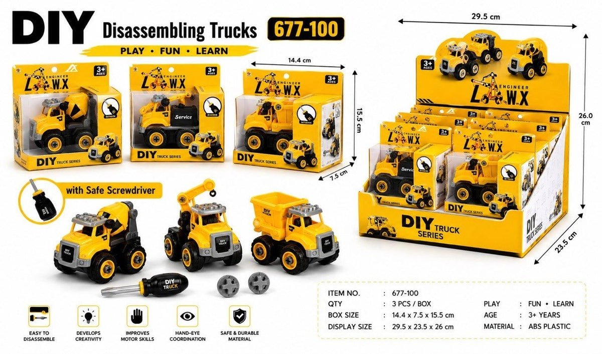 DIY Disassembling Construction Trucks
