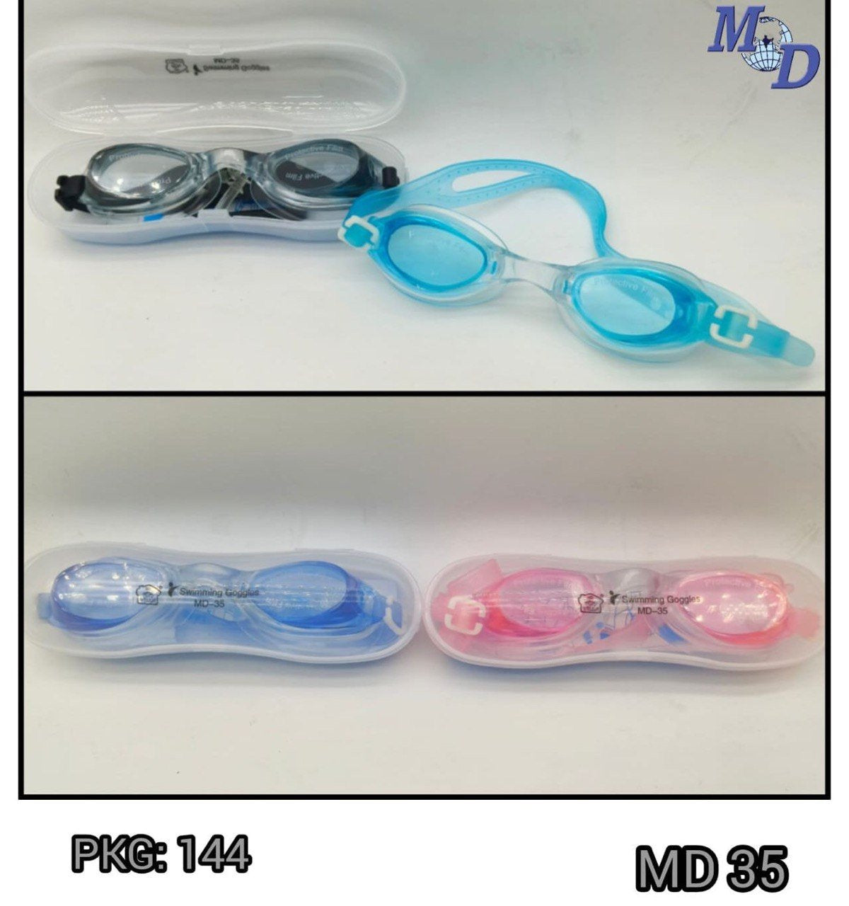 Kids Swimming Goggles with Case - Md-35