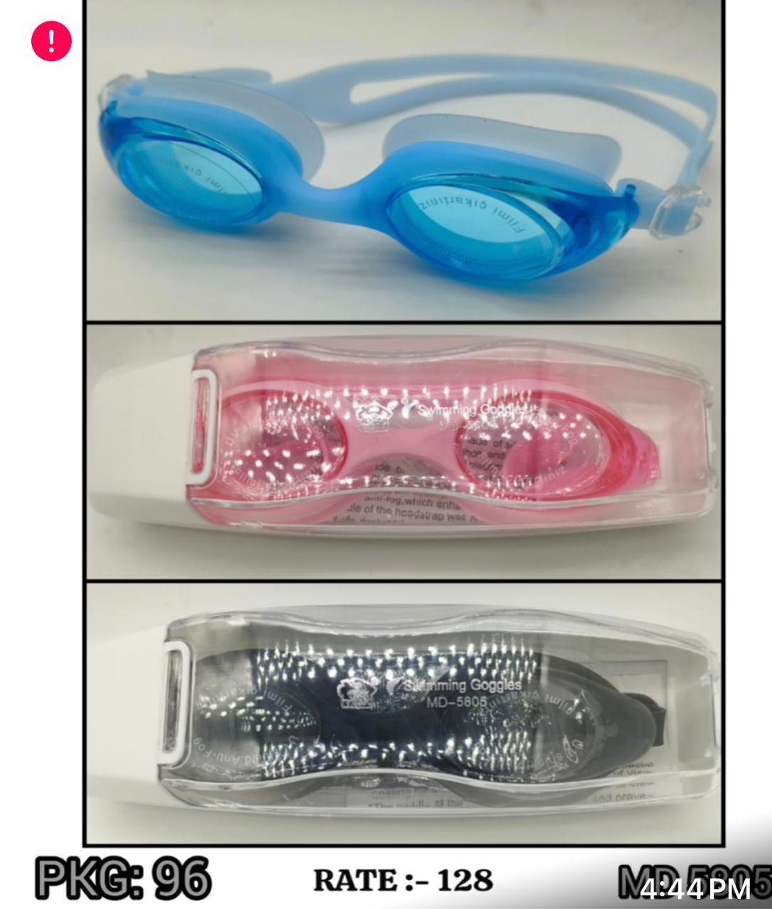 Anti-Fog Swimming Goggles with Case