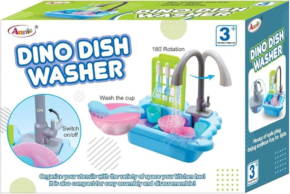 Dino Dish Washer Play Set