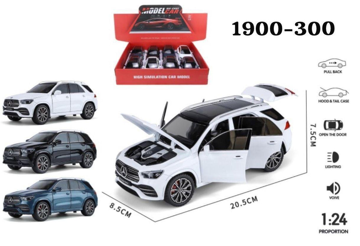 1:24 Die-Cast Mercedes GLE SUV Model