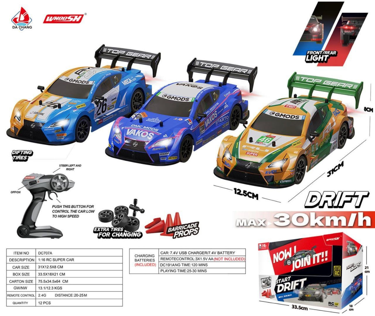 RC Drift Racing Car (30 km/h)