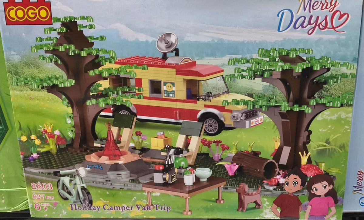 Happy Days Camper Van Picnic Building Blocks