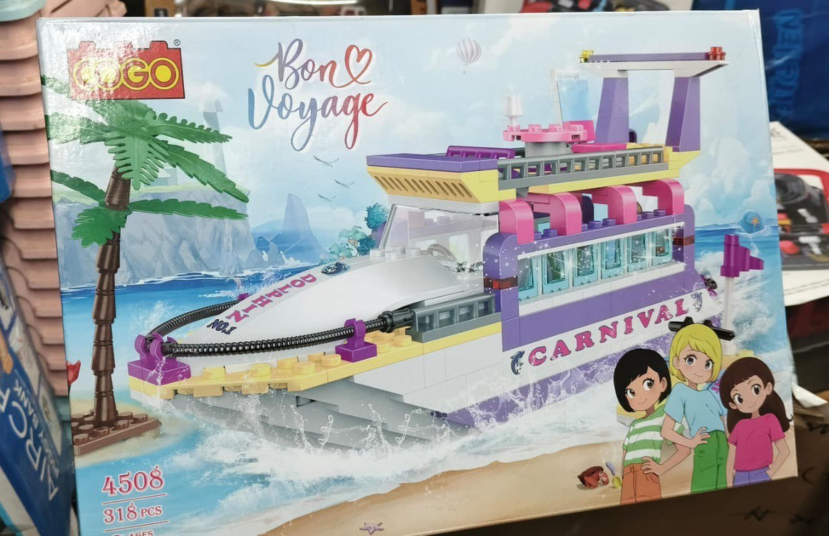 Carnival Cruise Ship Building Blocks