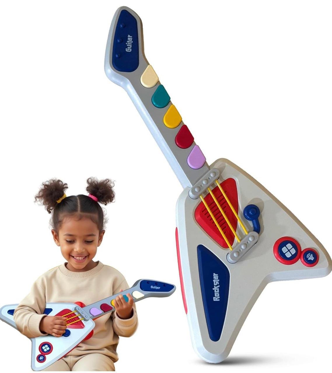Musical Rockstar Guitar Toy with Lights