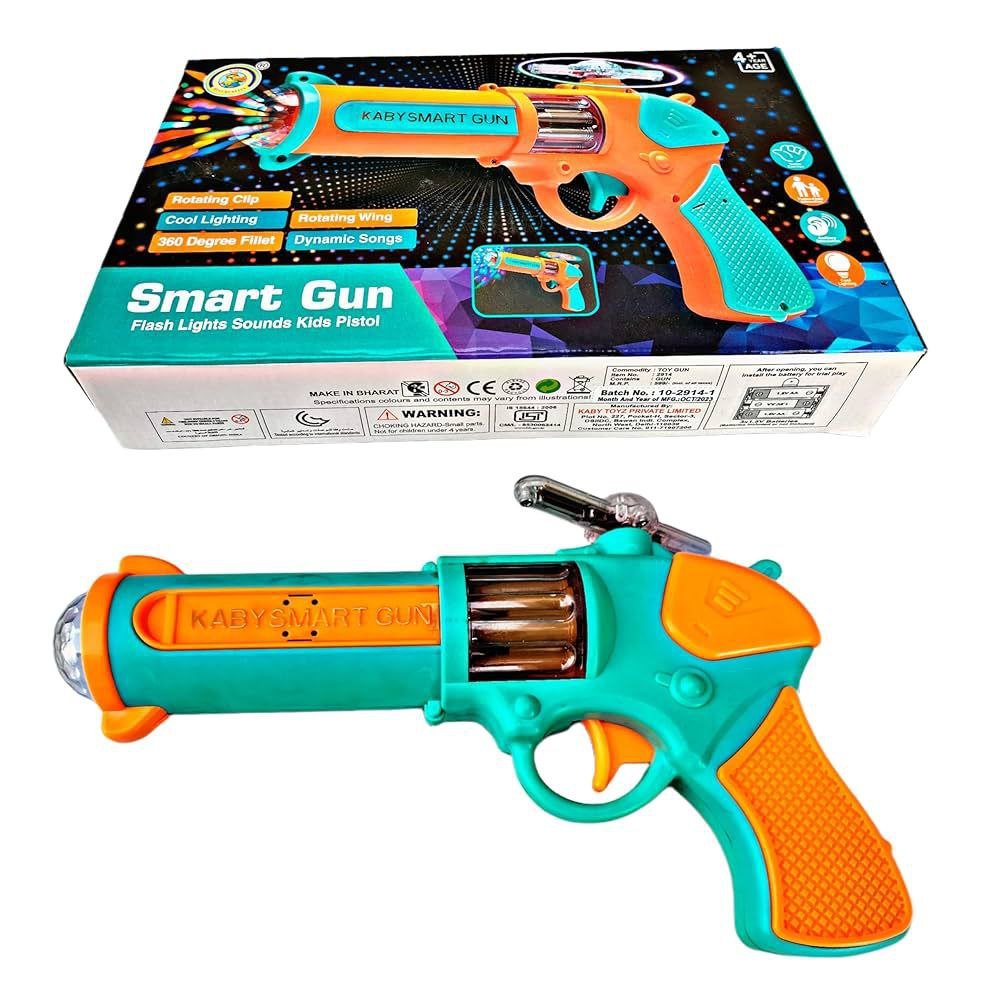 Smart Toy Gun with Lights & Music