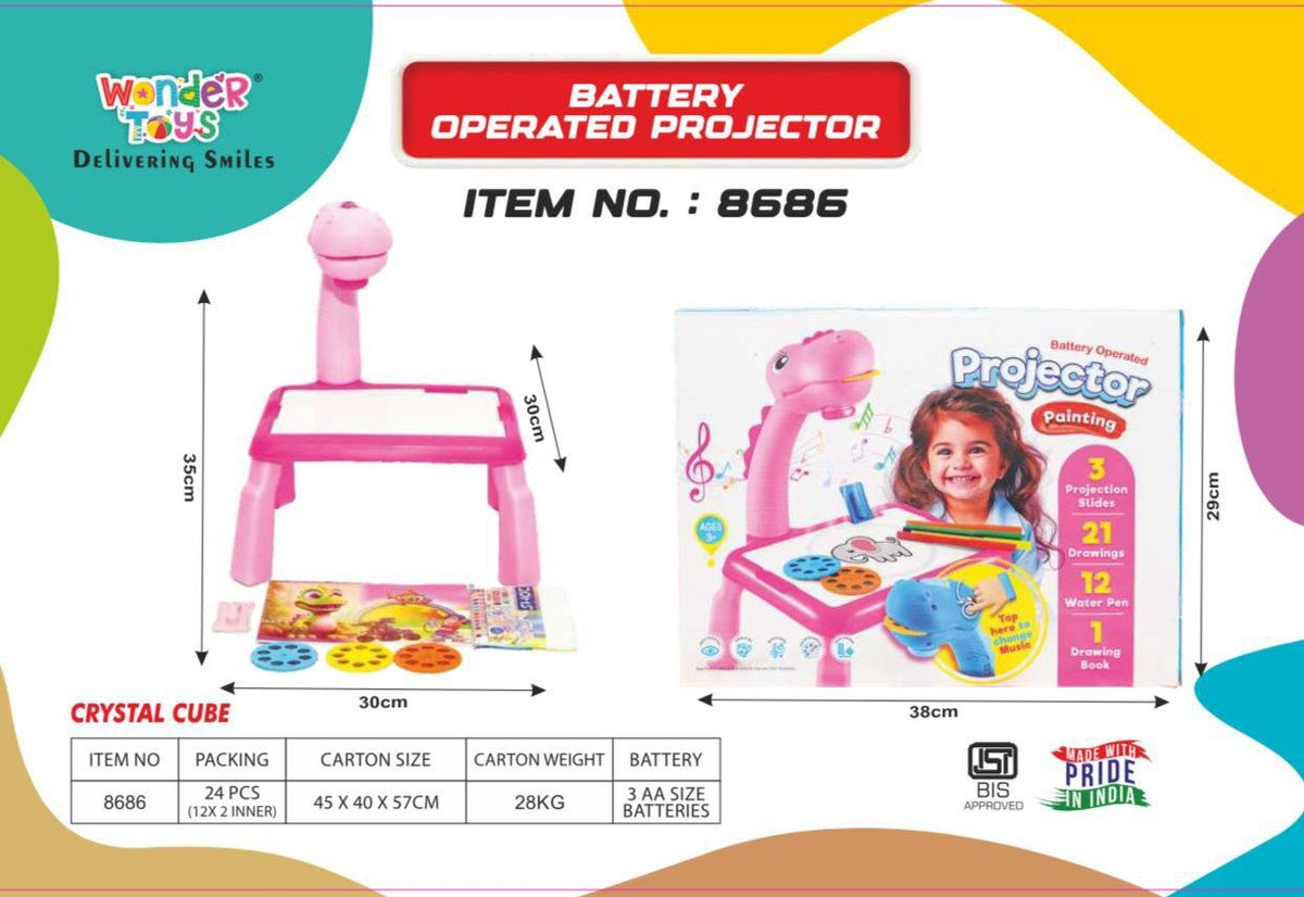 Battery Operated Drawing Projector Desk