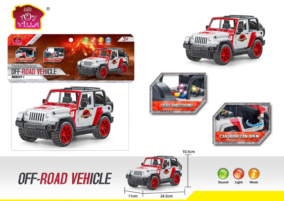 Off-Road Jeep with Light & Music