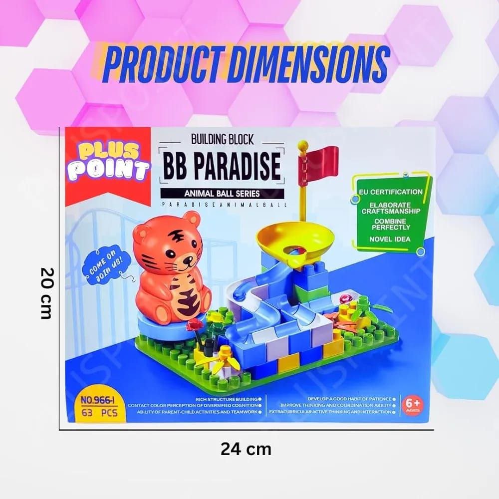 BB Paradise Animal Ball Run Building Blocks