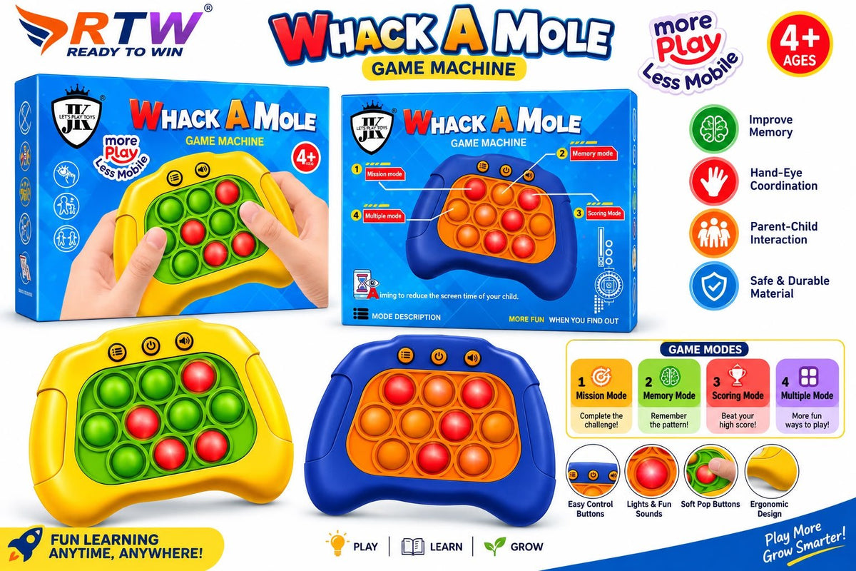 Whack A Mole Quick Push Game Machine