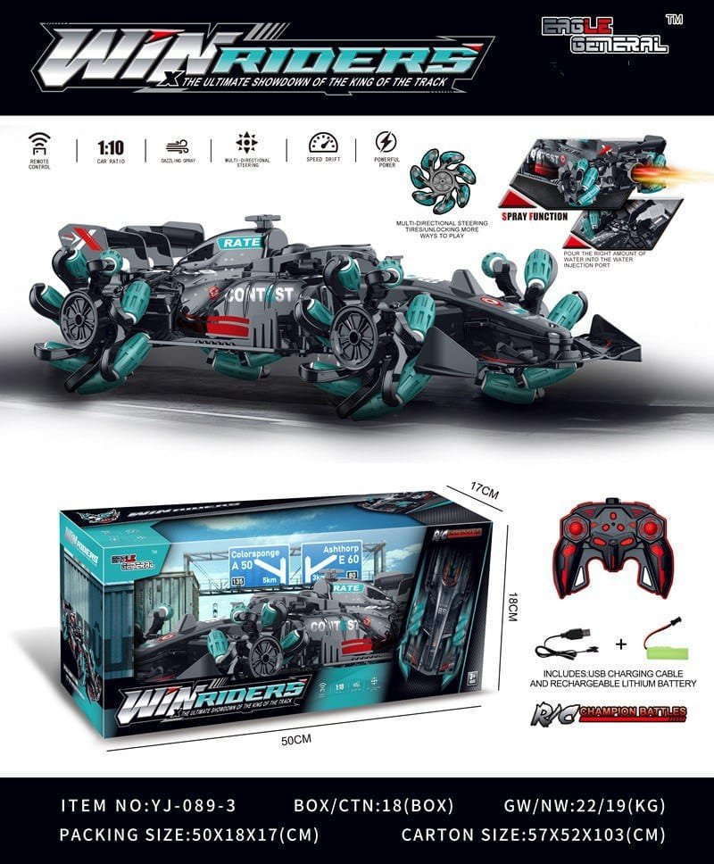 1:18 RC Win Riders F1 Stunt Car