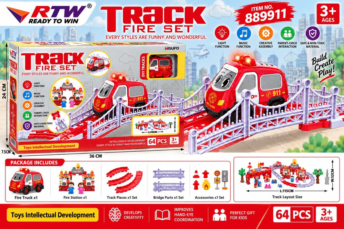 Track Fire Set (64 Pcs)