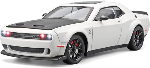 1:24 Dodge Challenger-SRT - White - image 2