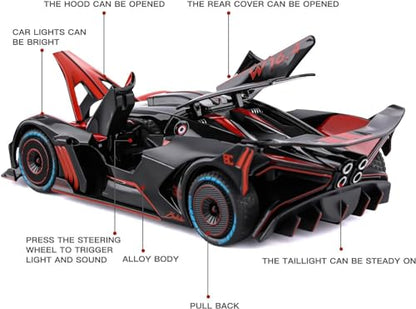 Diecast Metal Cars - Red - image 8