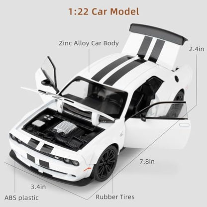 1:22 Dodge Challenger SRT - Clear - image 5