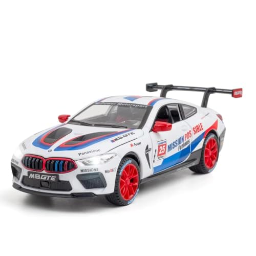 B-M-W M8 GTE White 1:32 - White - image 2