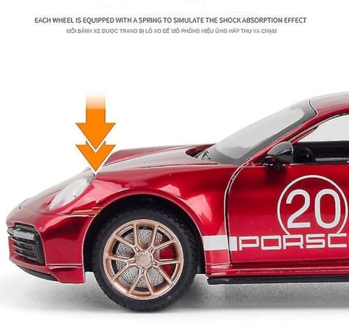 1:32 Porsche Carrera - Red - image 6