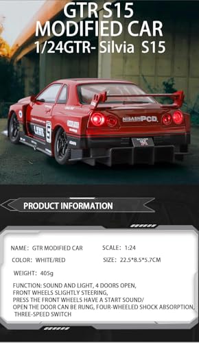 Nissan GTR Skyline S15-Multicolor 1:24 - Multicolor - image 8