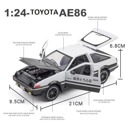 1:24 Toyota AE86 - Red - image 8