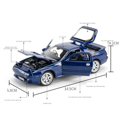 1:32 Mazda RX7 Initial D Miniature - Multicolor - image 5