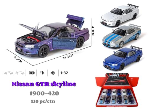 1:32 Nissan GTR Skyline - Multicolor - image 7