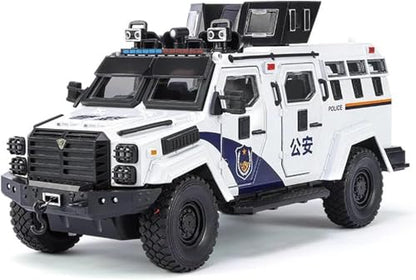 1:24 Ford F550 Modified Police-White - White - image 4