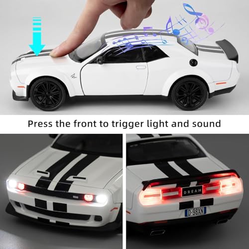 1:22 Dodge Challenger SRT - Clear - image 8