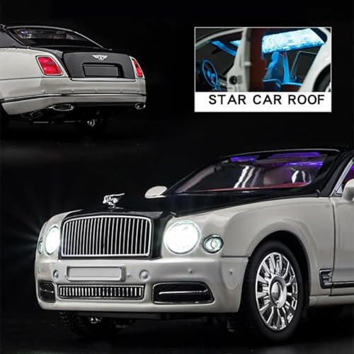1:24 Bentlley Mulsanne - White - image 8
