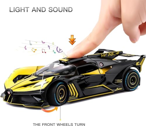 Diecast Metal Cars - Yellow - image 9