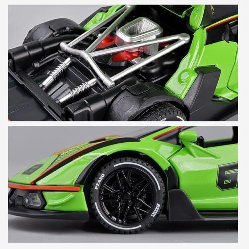 Diecast Metal Cars - Green - image 6