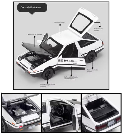 1:32 TOYOTA AE86-Multicolor - White - image 4