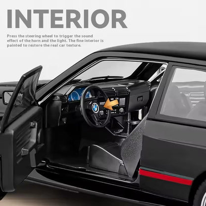 1:24 B-M-W E30 M3 - Black - image 3