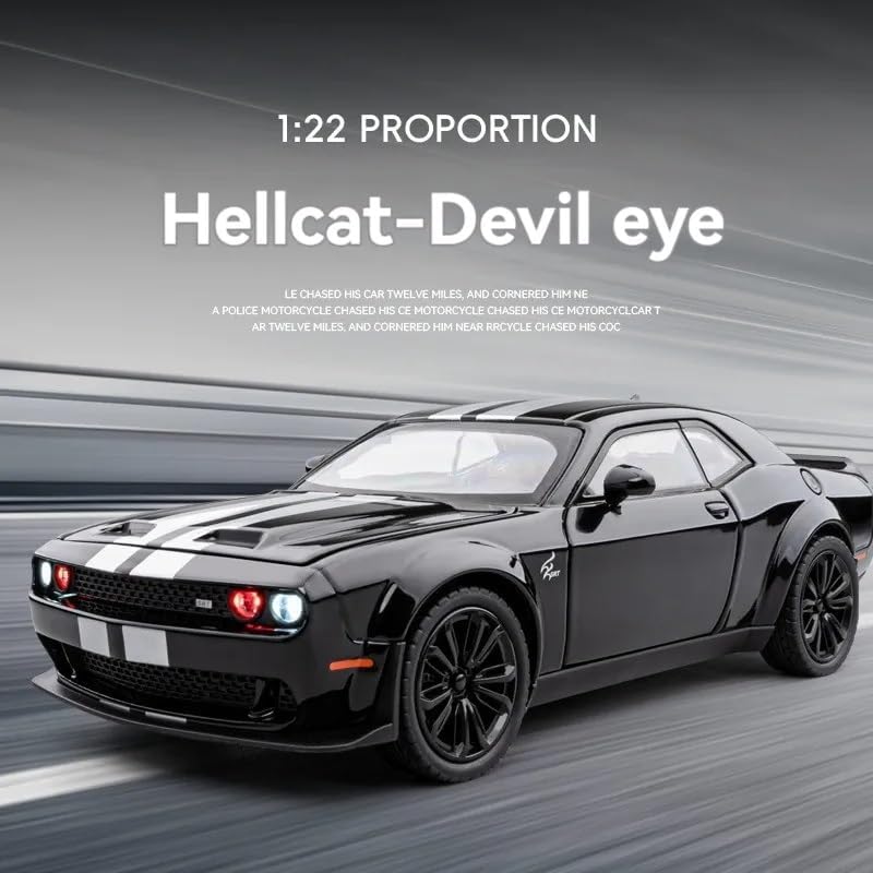 1:22 Dodge Challenger SRT - Clear - image 7