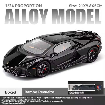 1:24 Lamborghini Revuelto Sport-Black - Black - image 7