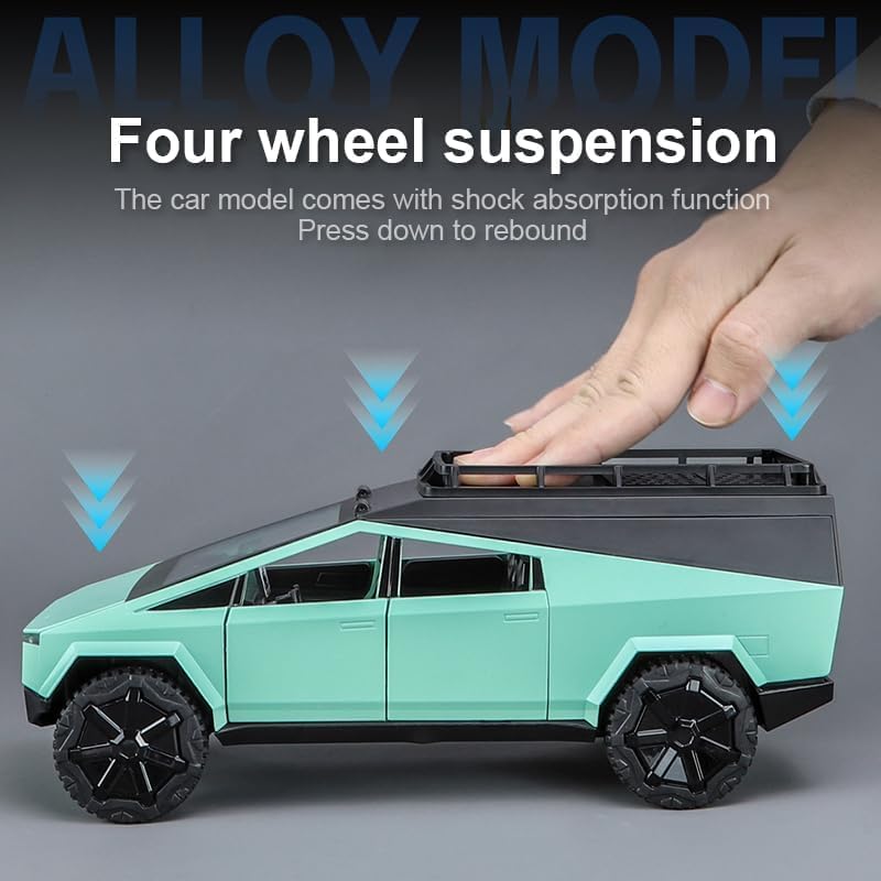 1:24 Tesla Cybertruck Camping RV Car - Multicolor - image 7
