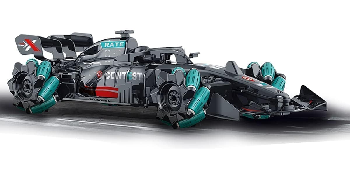 Remote Control Stunt Win Riders Car with Hand Sensor & LED Lights (Multicolour) - Toylivo