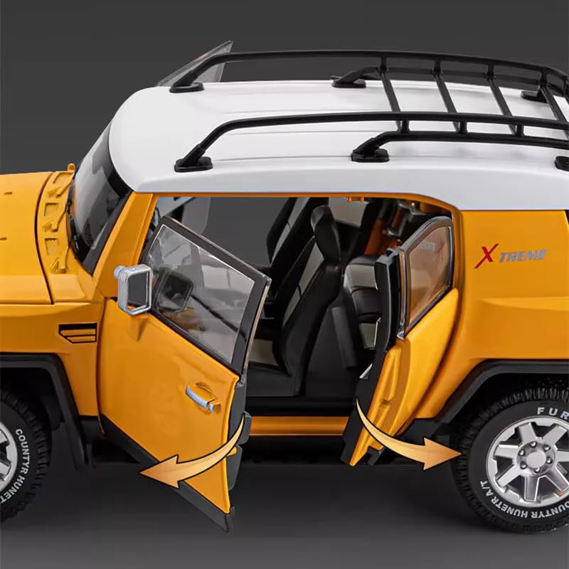 1:24 Toyota FJ Cruiser - Yellow - image 4