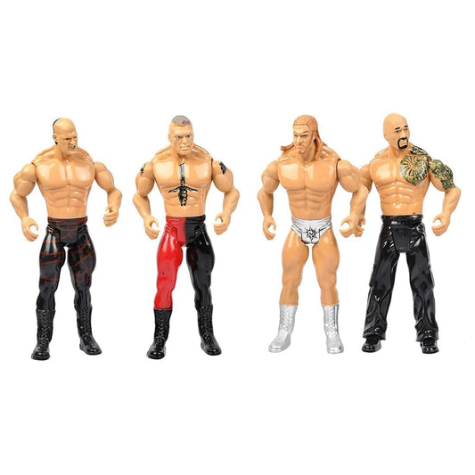 Wrestling Action Figures Playset for Kids with Battle Ring - Toylivo