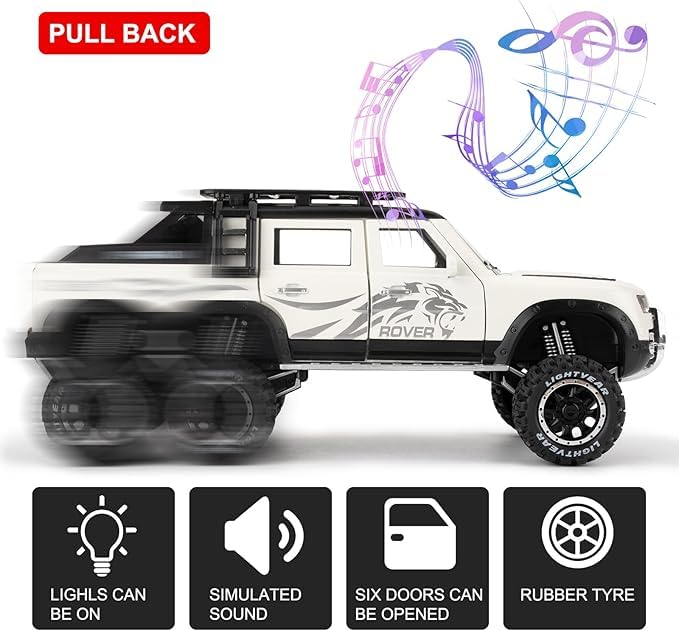 1:24 Land Rover Defender 6×6 - Multicolor - image 5