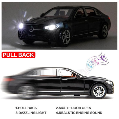 1:32 Mrcedes Benz E300l-Black - Black - image 6