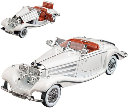 Marcedees Benz 500K-White 1:24 - White - image 3
