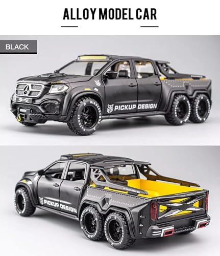 Mrcedes Benz X-Class 6 * 6 Wheel Alloy Pickup - Black - image 8