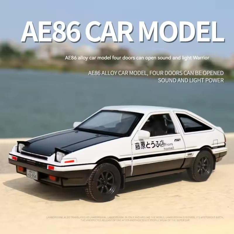 1:32 TOYOTA AE86-Multicolor - White - image 3