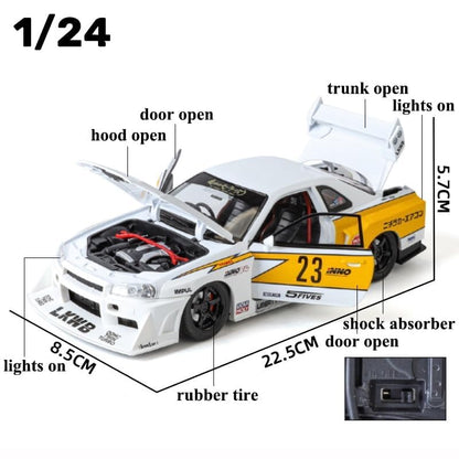 Nissan GTR Skyline S15-Multicolor 1:24 - Multicolor - image 5